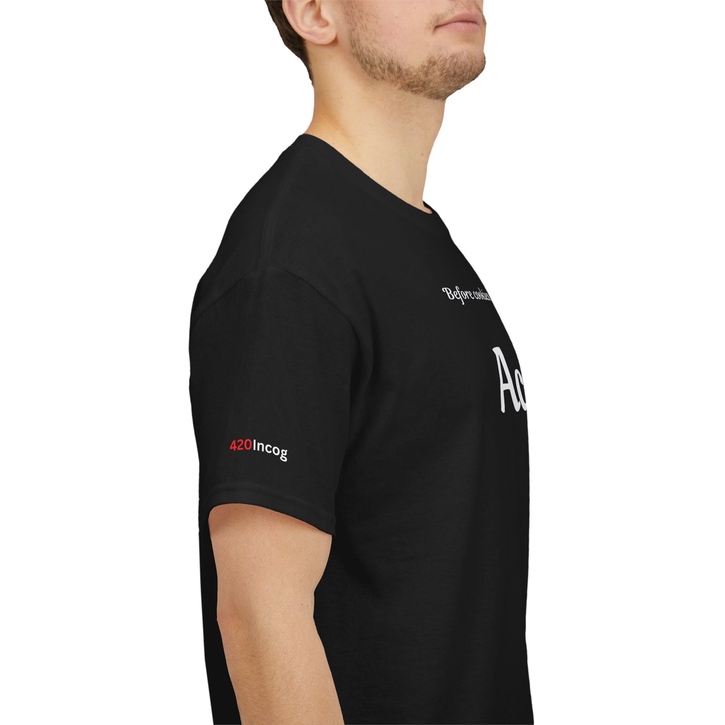 420Incog Funny Tee featuring the Acapulco Gold strain