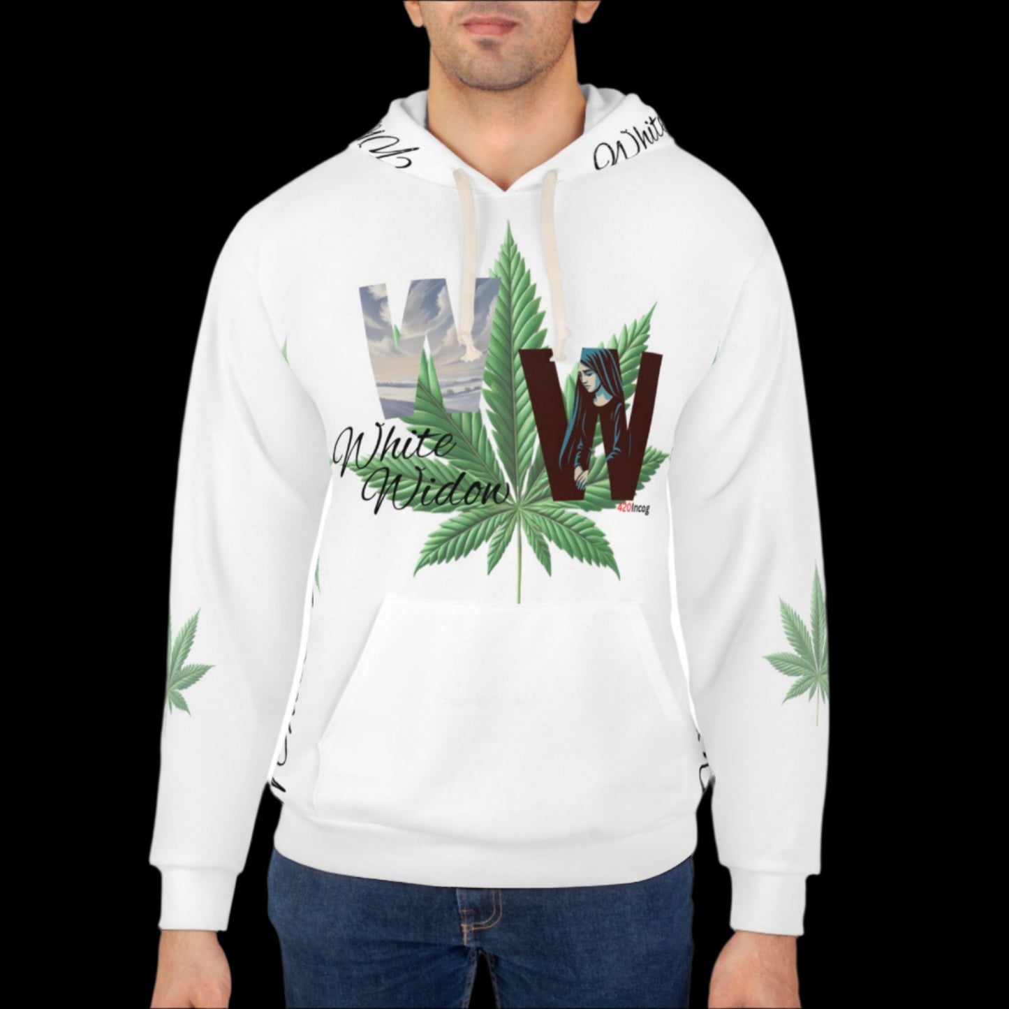 420 Signature Hoodie featuring the White Widow v1.0 strain