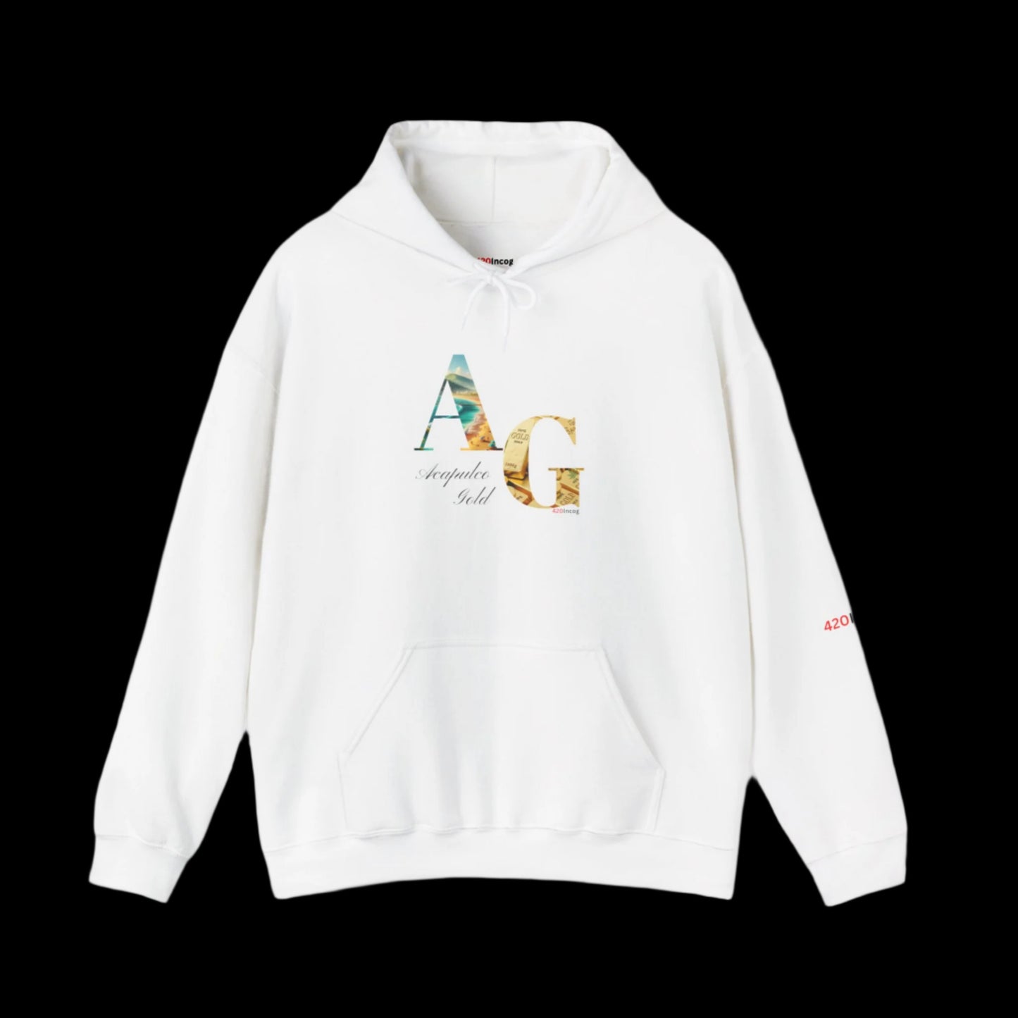Incog Graphic Sweatshirt featuring the Acapulco Gold strain