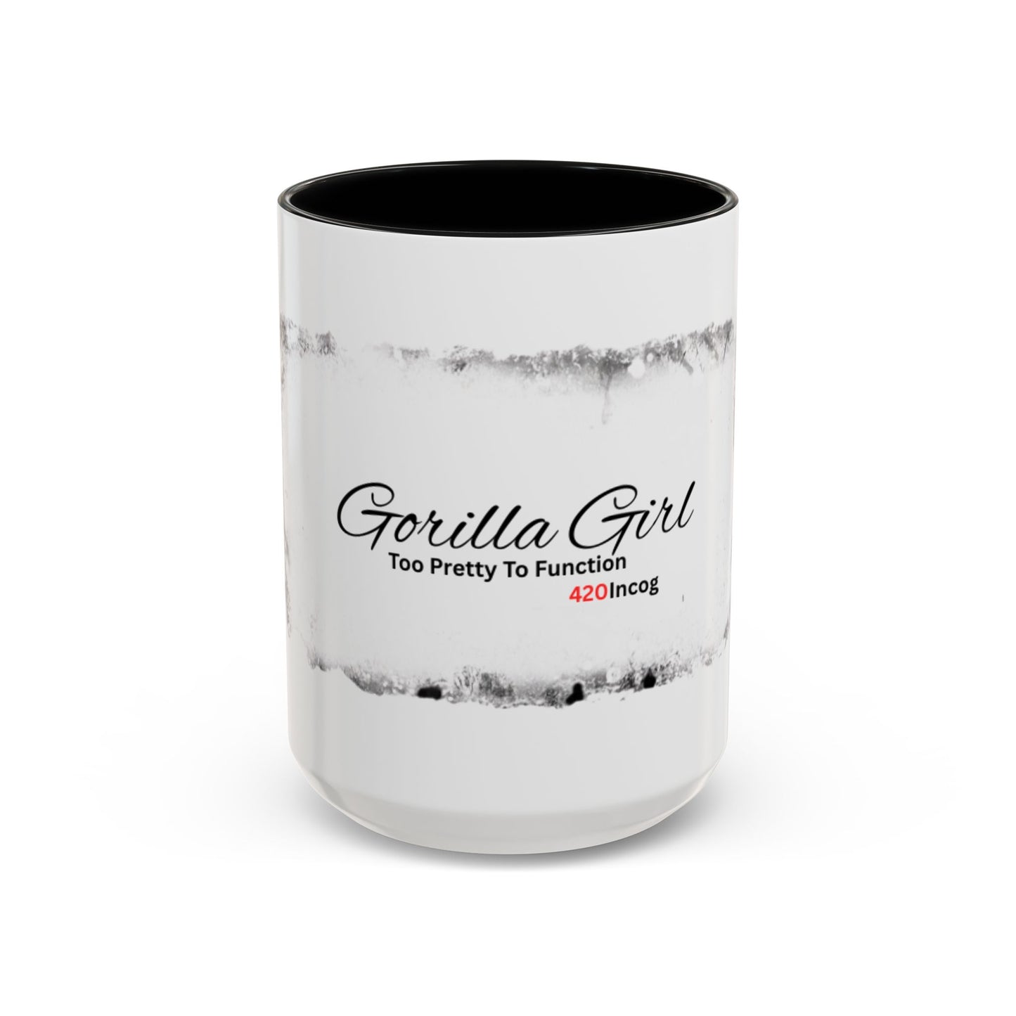 420Incog Big 'Ol Coffee Mug featuring the Gorilla Girl strain