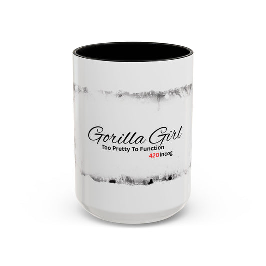 420Incog Big 'Ol Coffee Mug featuring the Gorilla Girl strain