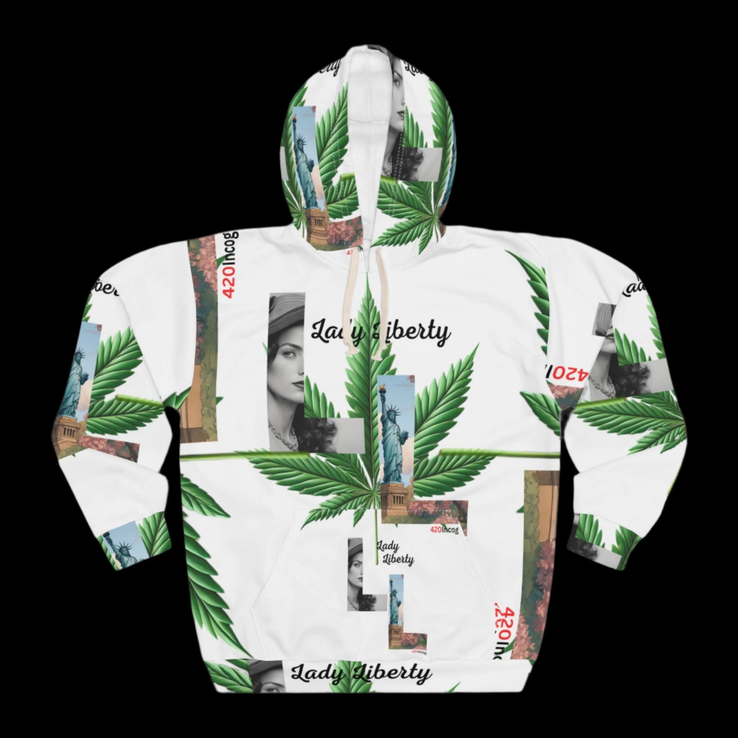 420 Signature Hoodie featuring the Lady Liberty strain