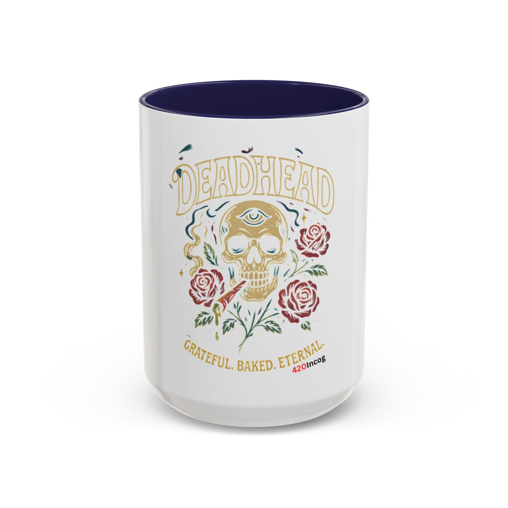 420Incog Big 'Ol Coffee Mug featuring the Deadhead strain