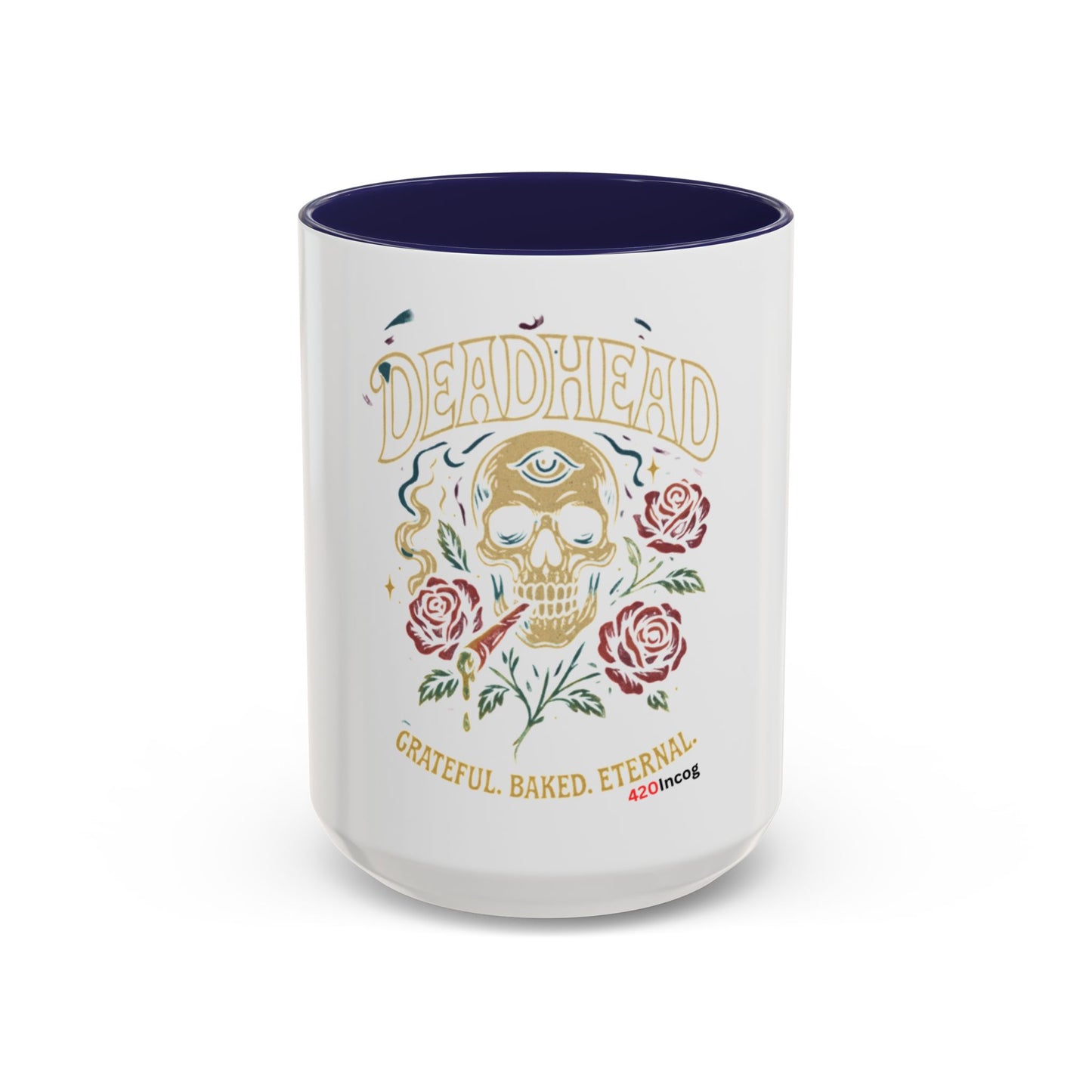 420Incog Big 'Ol Coffee Mug featuring the Deadhead strain