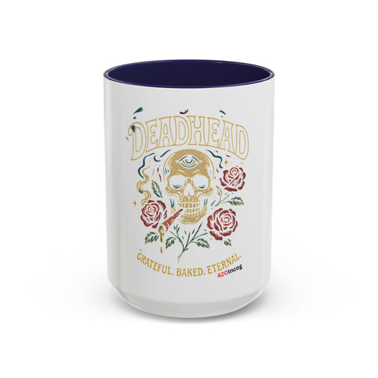 420Incog Big 'Ol Coffee Mug featuring the Deadhead strain