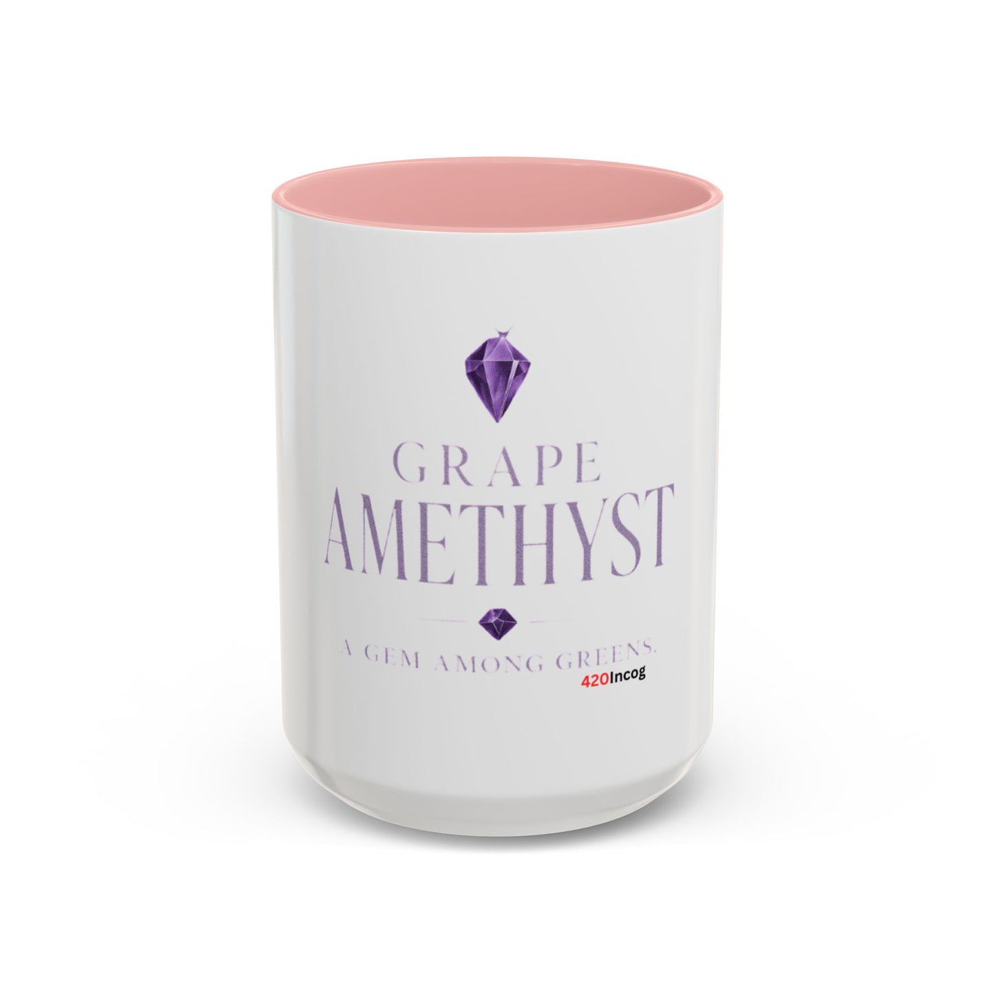 420Incog Big 'Ol Coffee Mug featuring the Grape Amethyst strain