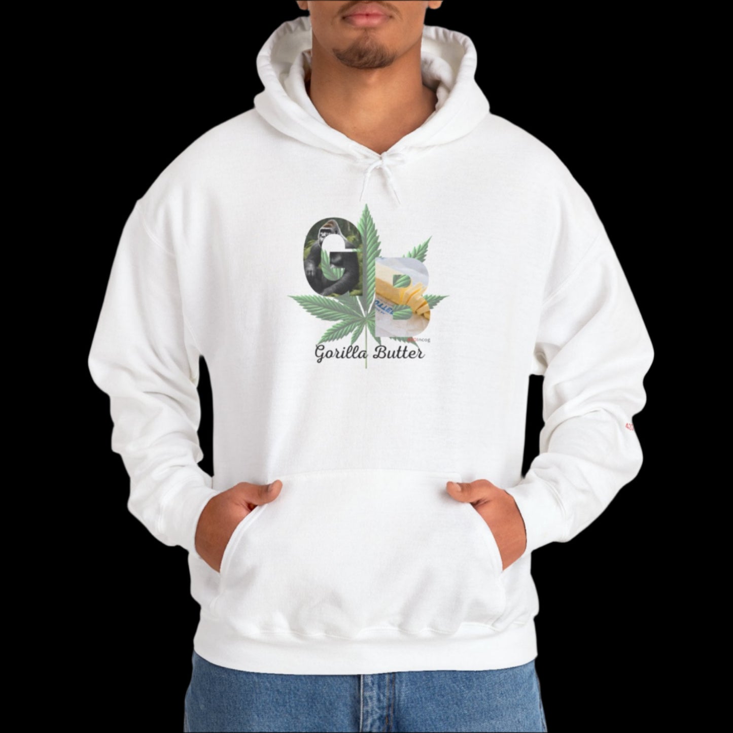 Iconic Graphic Sweatshirt featuring the Gorilla Butter strain
