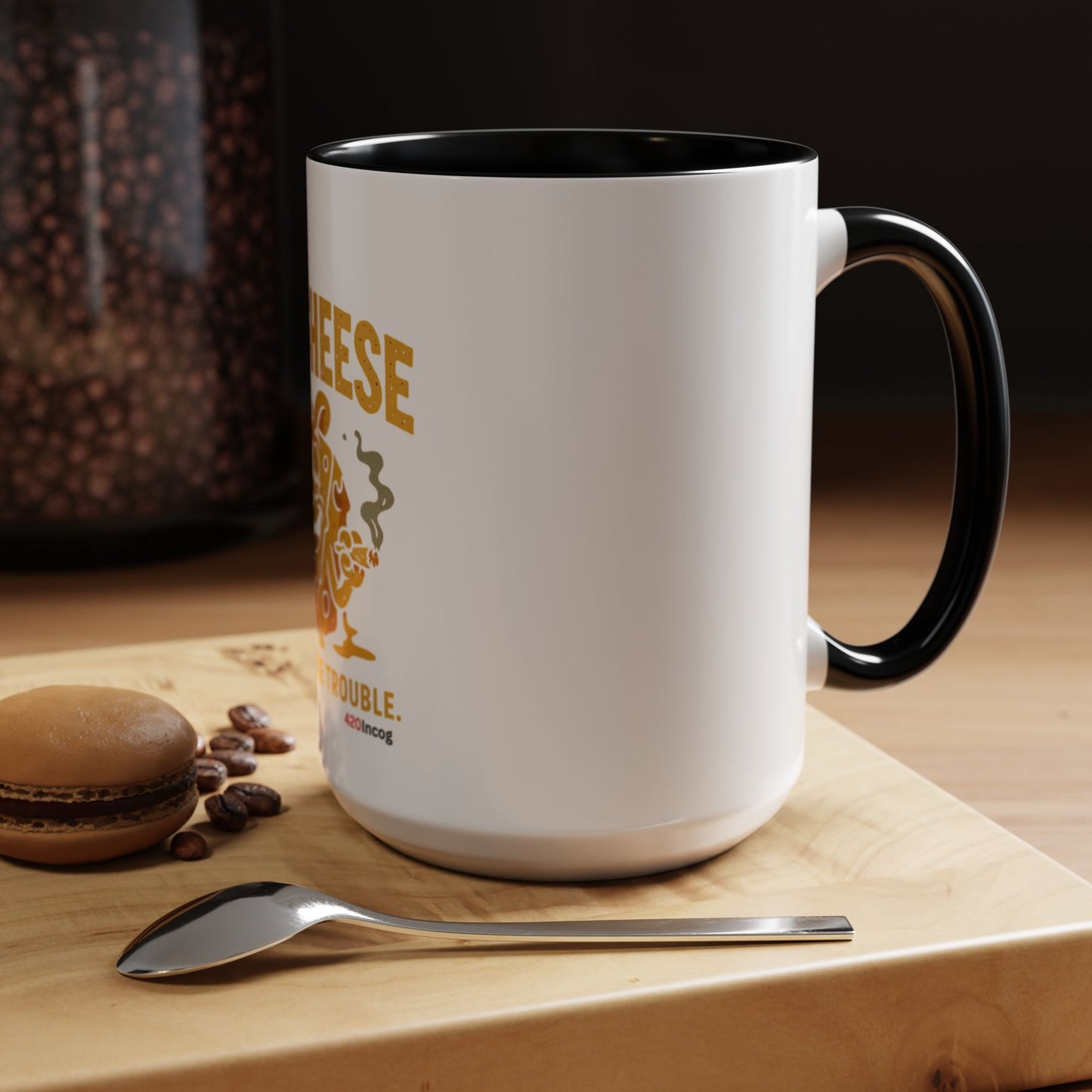 420Incog Big 'Ol Coffee Mug featuring the OG Cheese strain