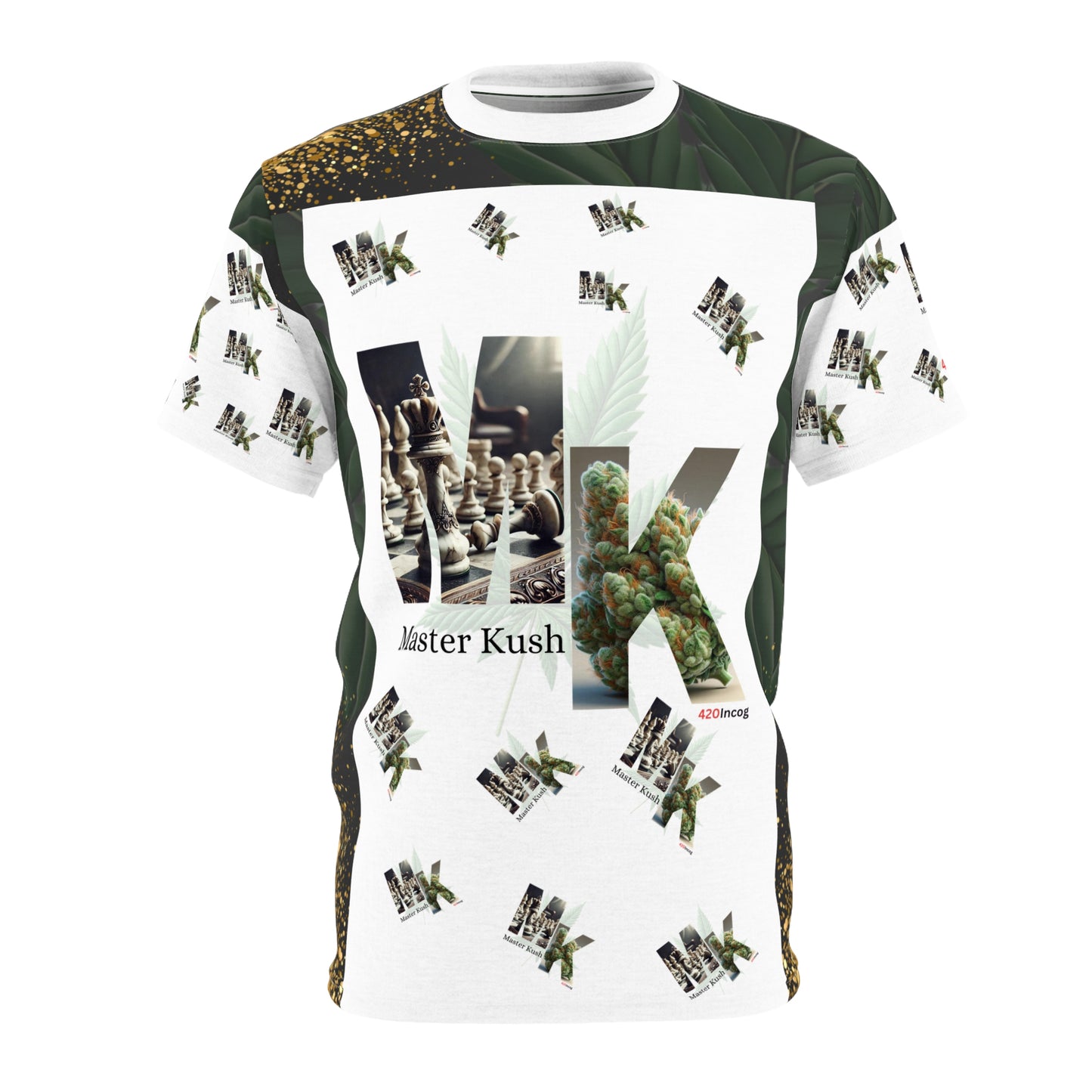 Iconic Bold Street Tee featuring the Master Kush (Chess) strain