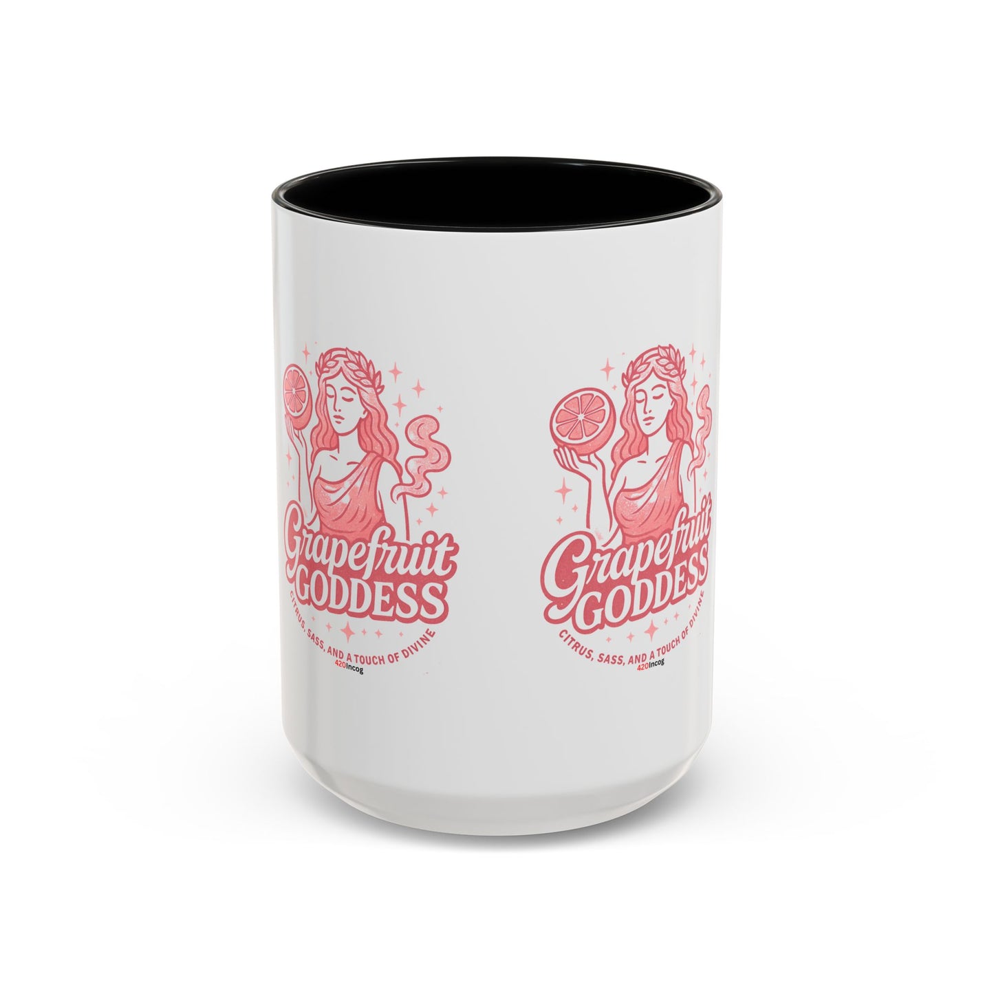420Incog Big 'Ol Coffee Mug featuring the Grapefruit Goddess strain