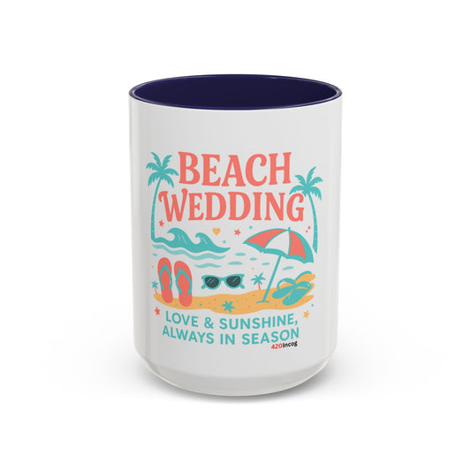 420Incog Big 'Ol Coffee Mug featuring the Beach Wedding strain