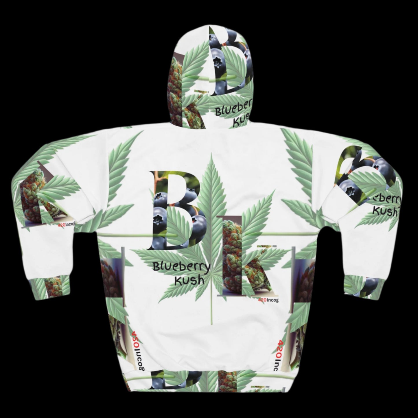 420 Signature Hoodie featuring the Blueberry Kush strain