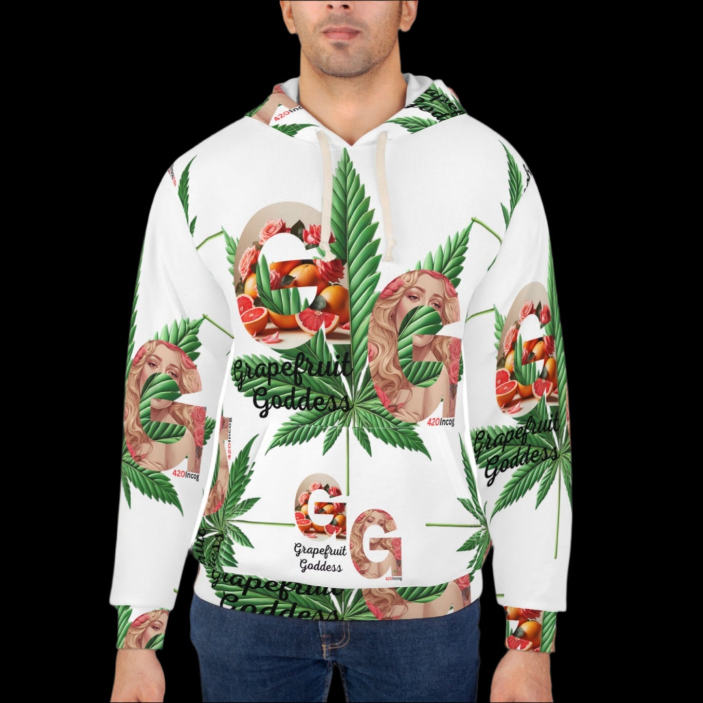 420 Signature Hoodie featuring the Grapefruit Goddess strain