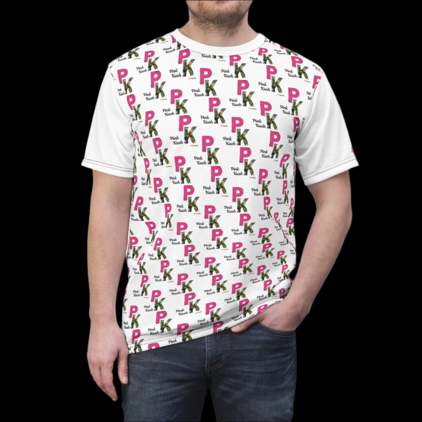 Incog Bold Street Tee featuring the Pink Kush strain