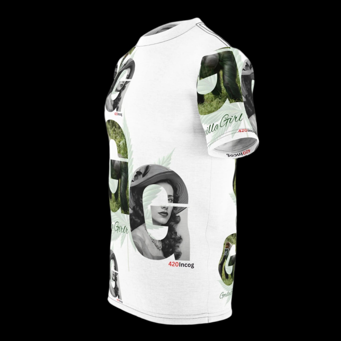 Iconic Bold Street Tee featuring the Gorilla Girl strain