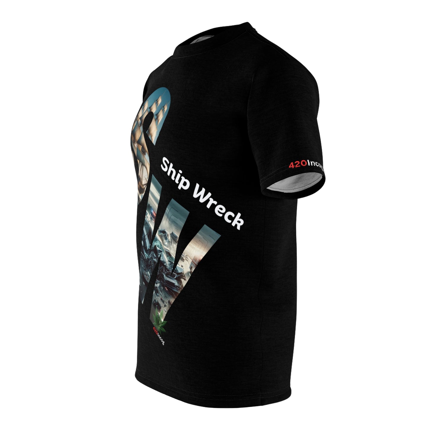 Incog Bold Street Tee featuring the Shipwreck strain v2.0