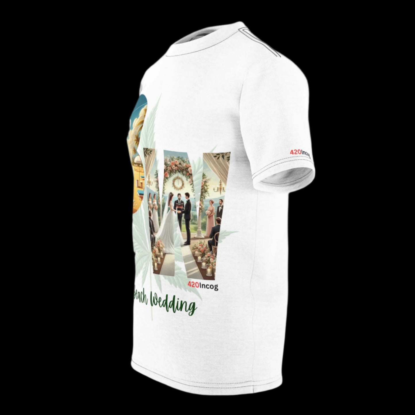 Iconic Street Tee featuring the Beach Wedding strain