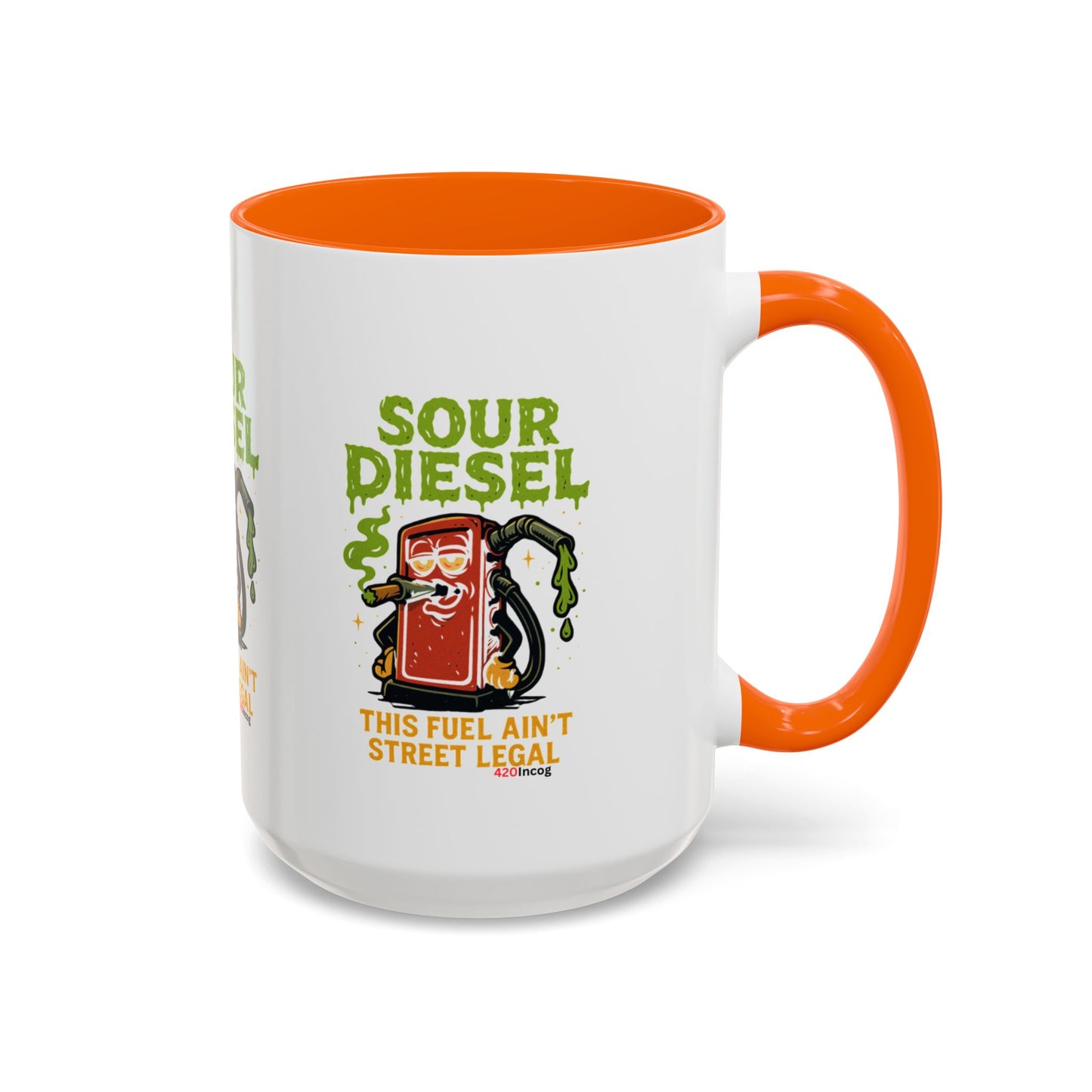 420Incog Big 'Ol Coffee Mug featuring the Sour Diesel strain