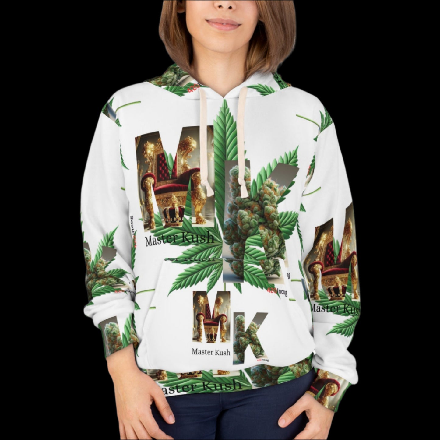 420 Signature Hoodie featuring the Master Kush (King) strain