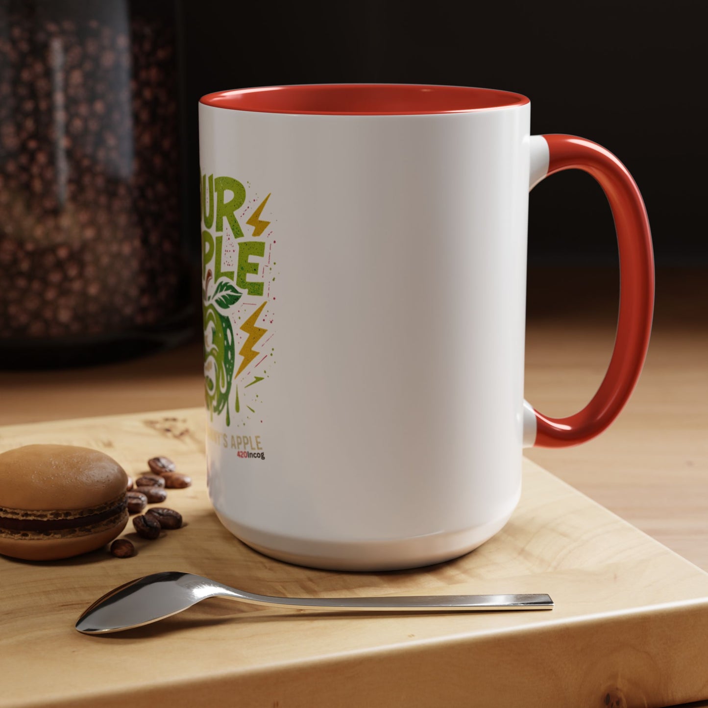 420Incog Big 'Ol Coffee Mug featuring the Sour Apple strain