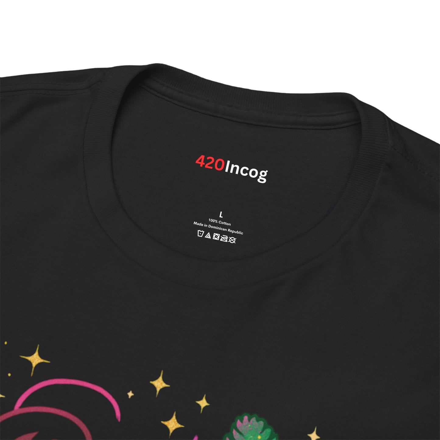 420Incog Funny Tee featuring the Pink Kush strain