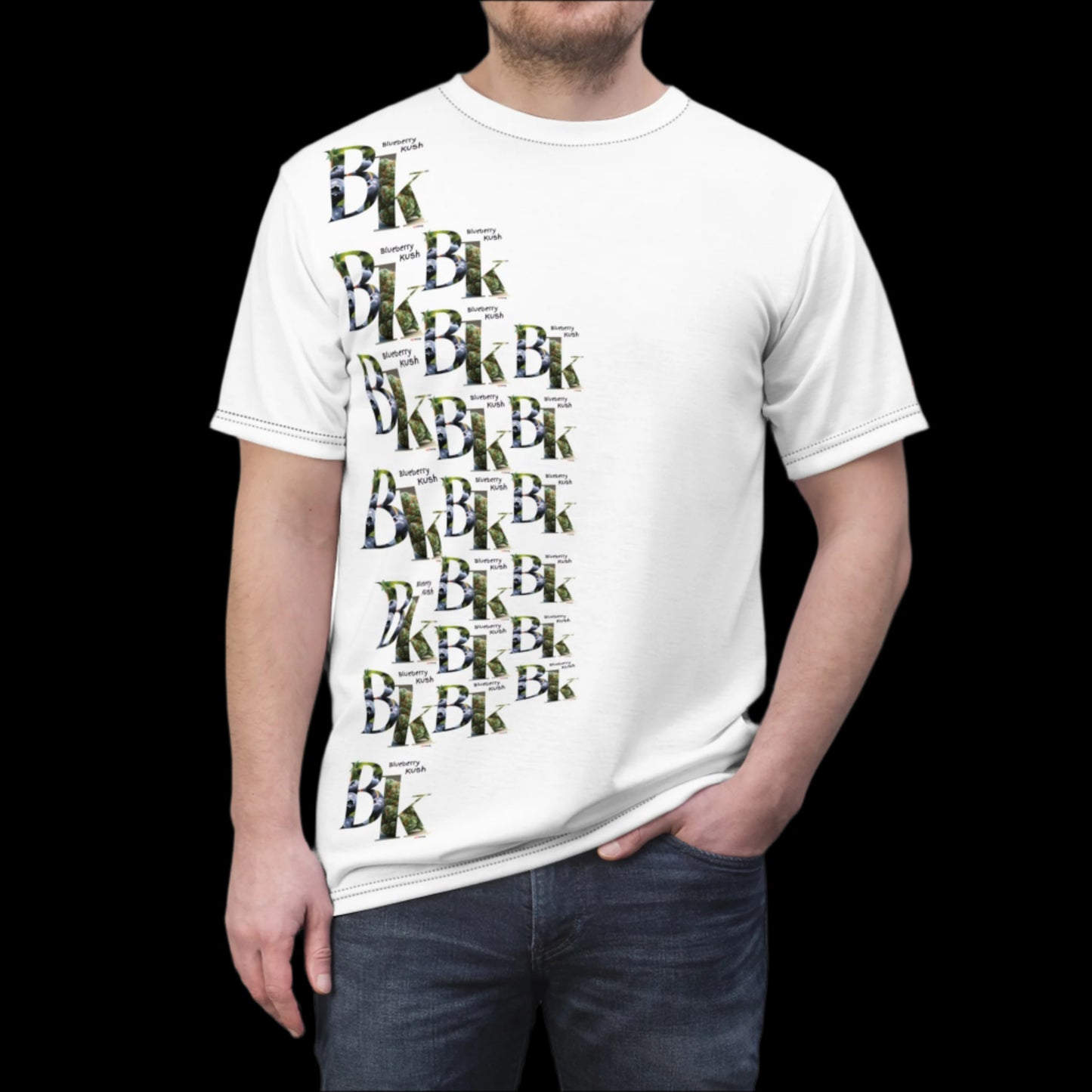 Incog Bold Street Tee featuring the Blueberry Kush strain