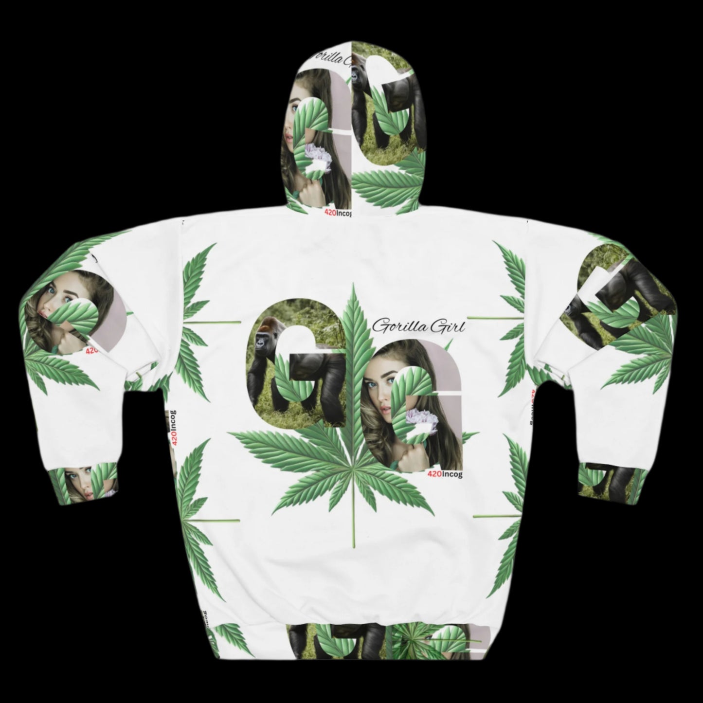 420 Signature Hoodie featuring the Gorilla Girl strain