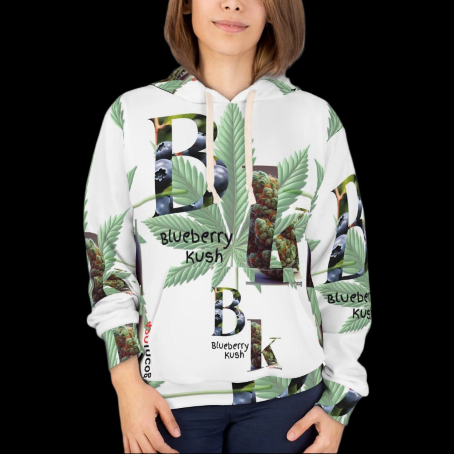 420 Signature Hoodie featuring the Blueberry Kush strain