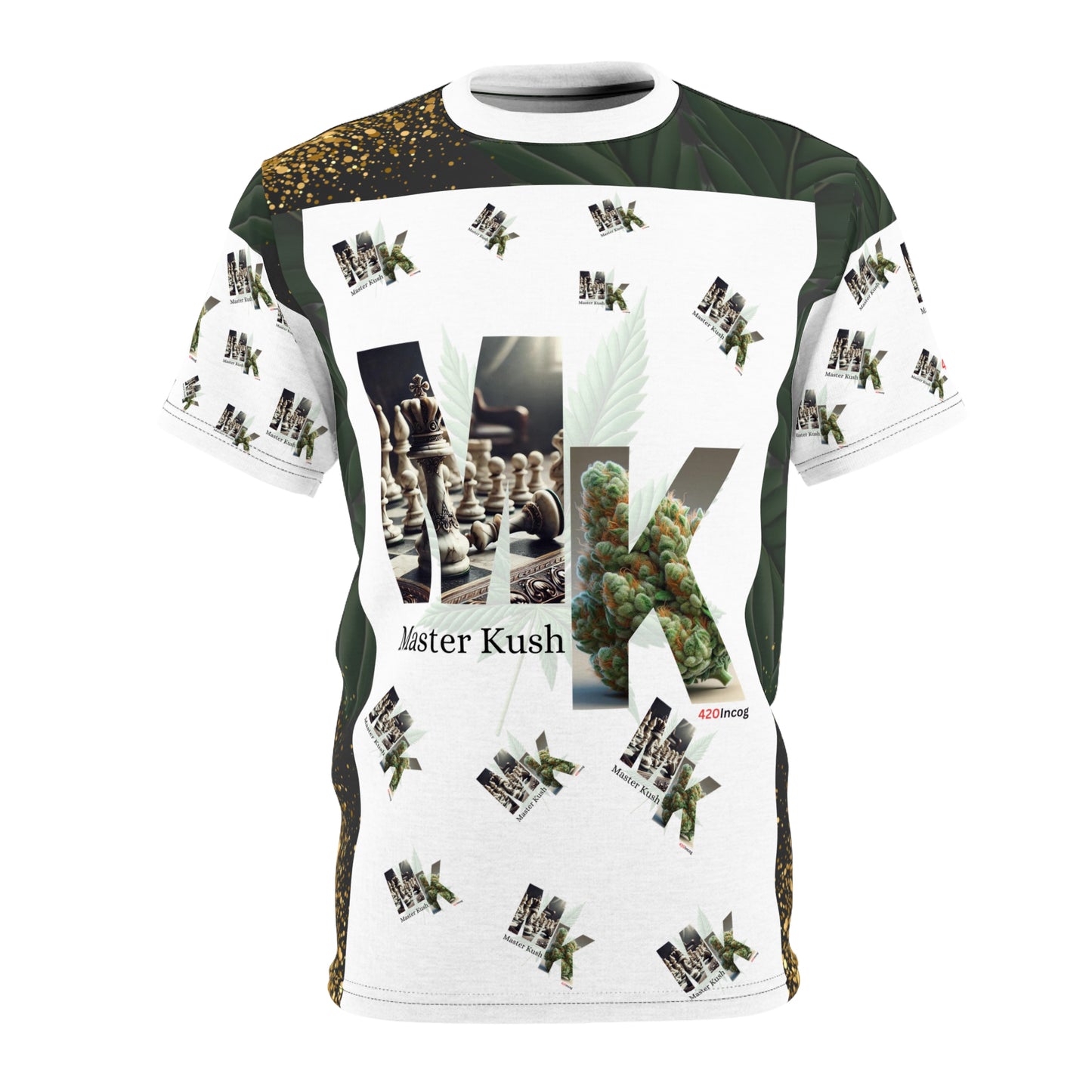 Iconic Bold Street Tee featuring the Master Kush (Chess) strain