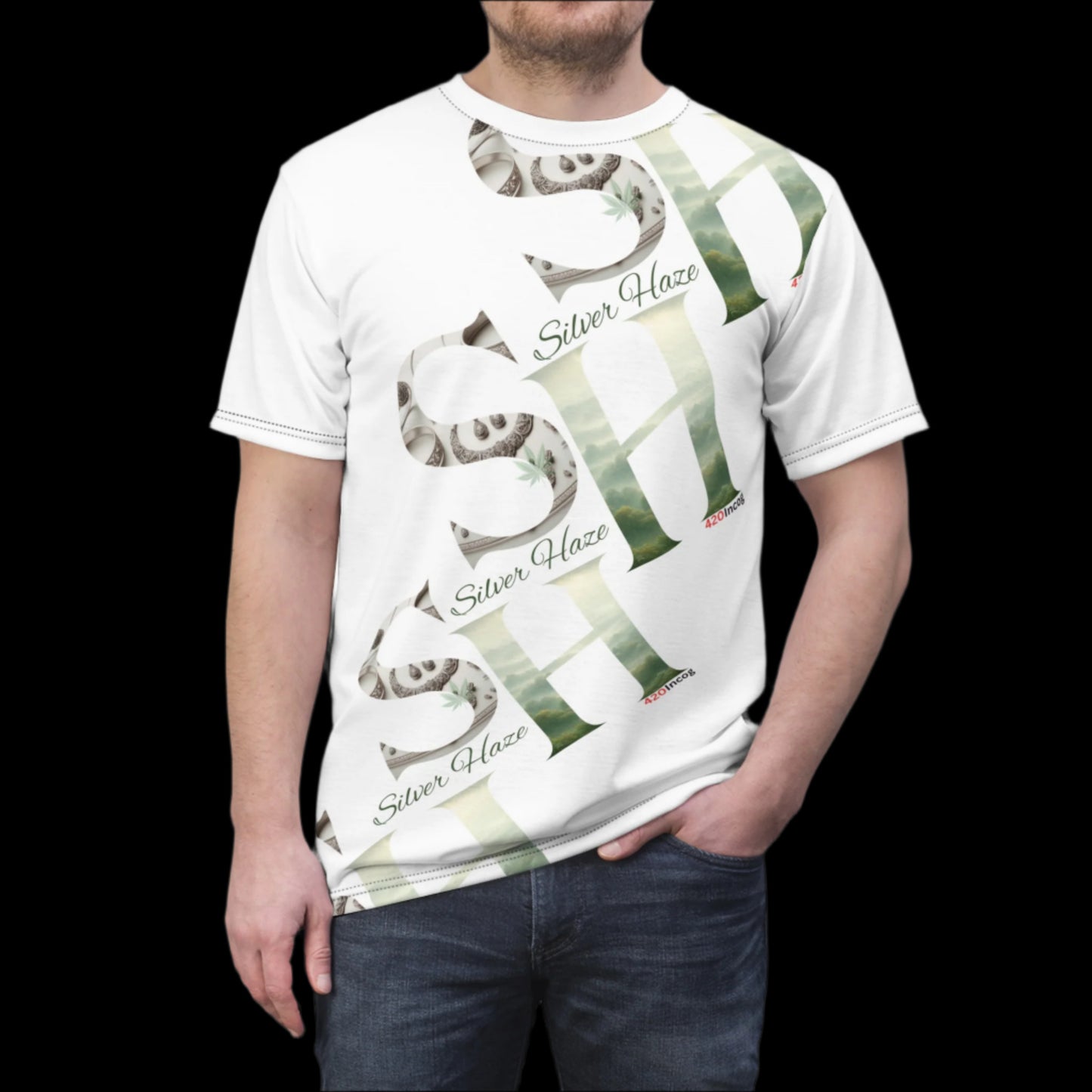 Incog Bold Street Tee featuring the Silver Haze strain v1.0