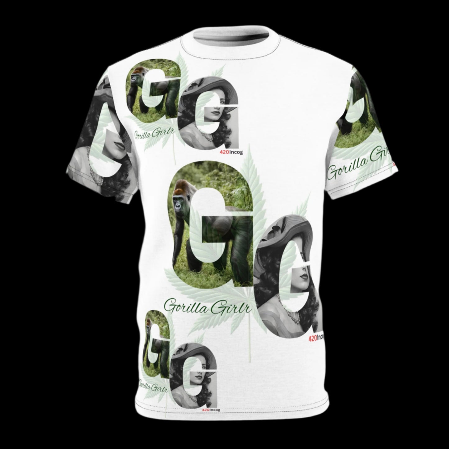 Iconic Bold Street Tee featuring the Gorilla Girl strain