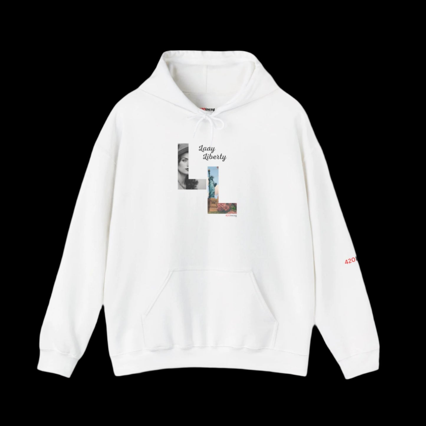Incog Graphic Sweatshirt featuring the Lady Liberty strain