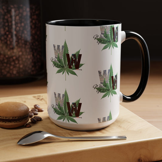 420Incog Big 'Ol Coffee Mug featuring the White Widdow strain