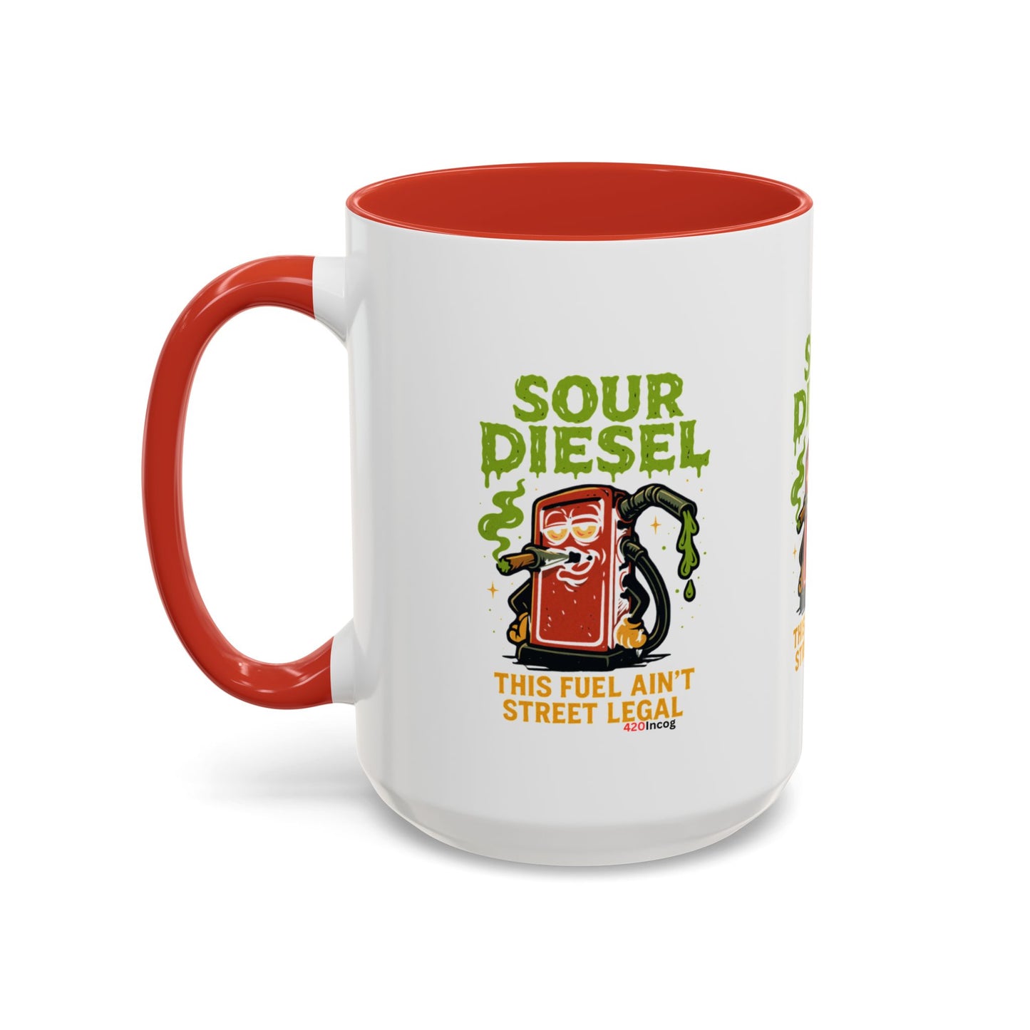 420Incog Big 'Ol Coffee Mug featuring the Sour Diesel strain
