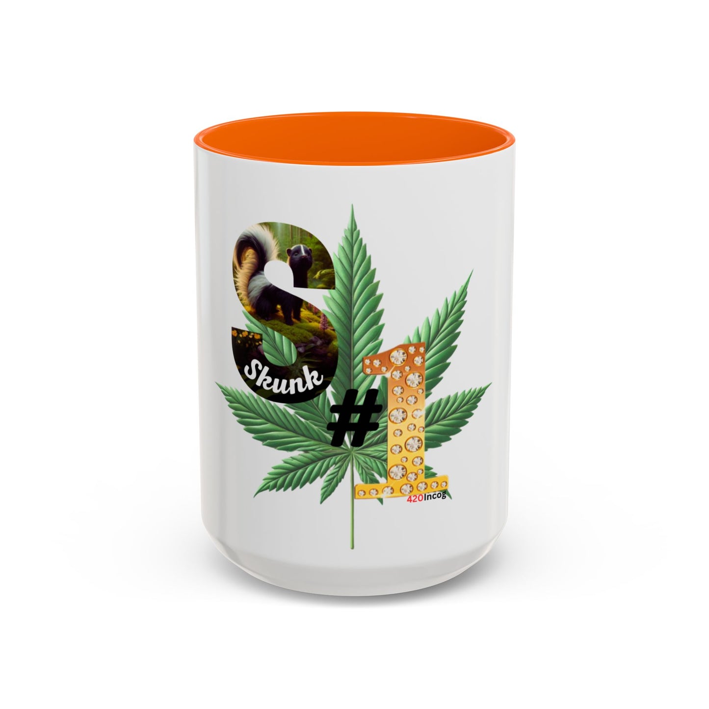 420Incog Big 'Ol Coffee Mug featuring the Skunk #1 strain