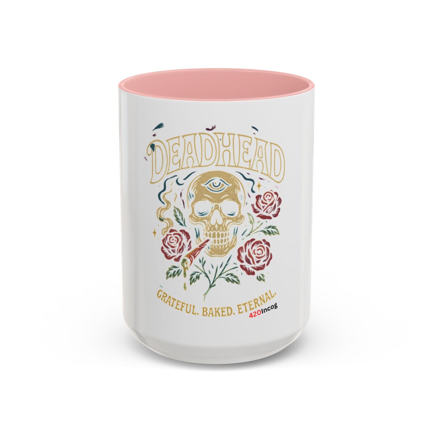 420Incog Big 'Ol Coffee Mug featuring the Deadhead strain