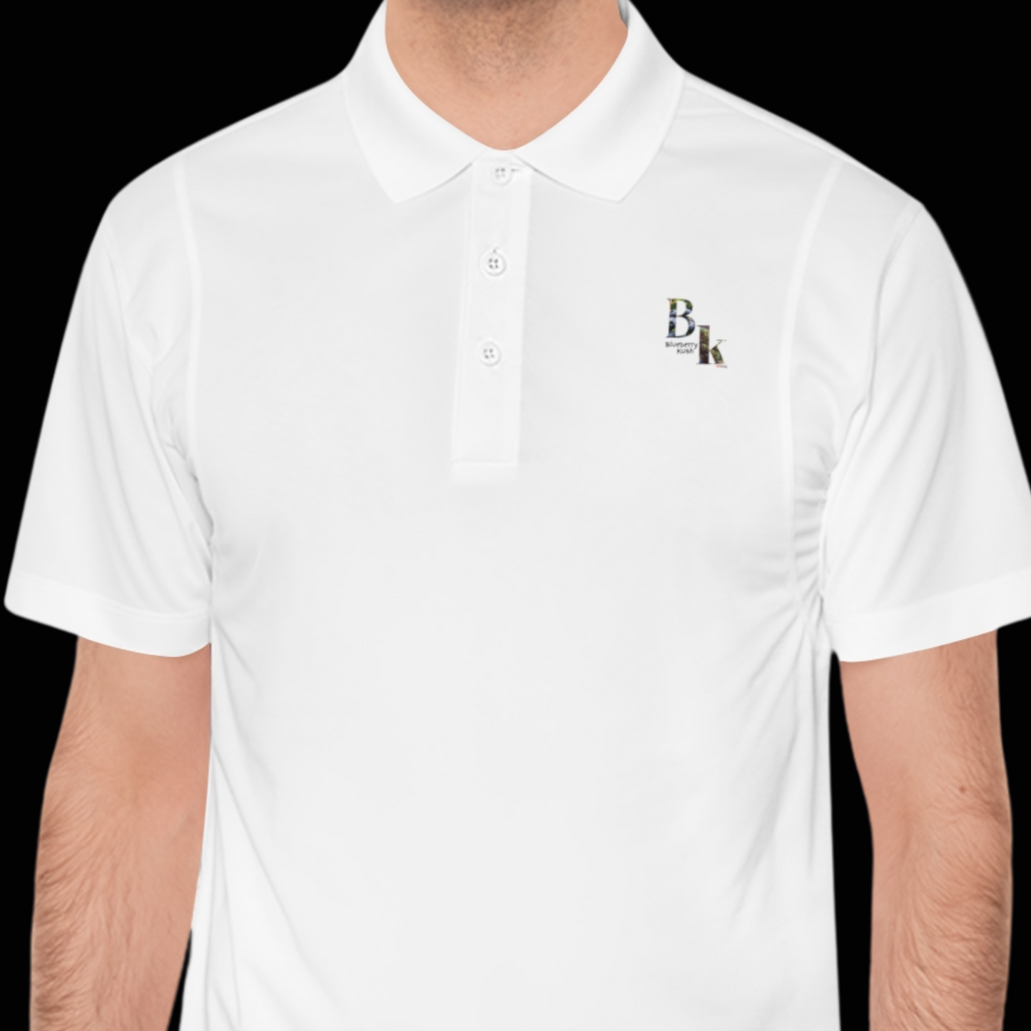 Incog Polo featuring the Blueberry  Kush strain