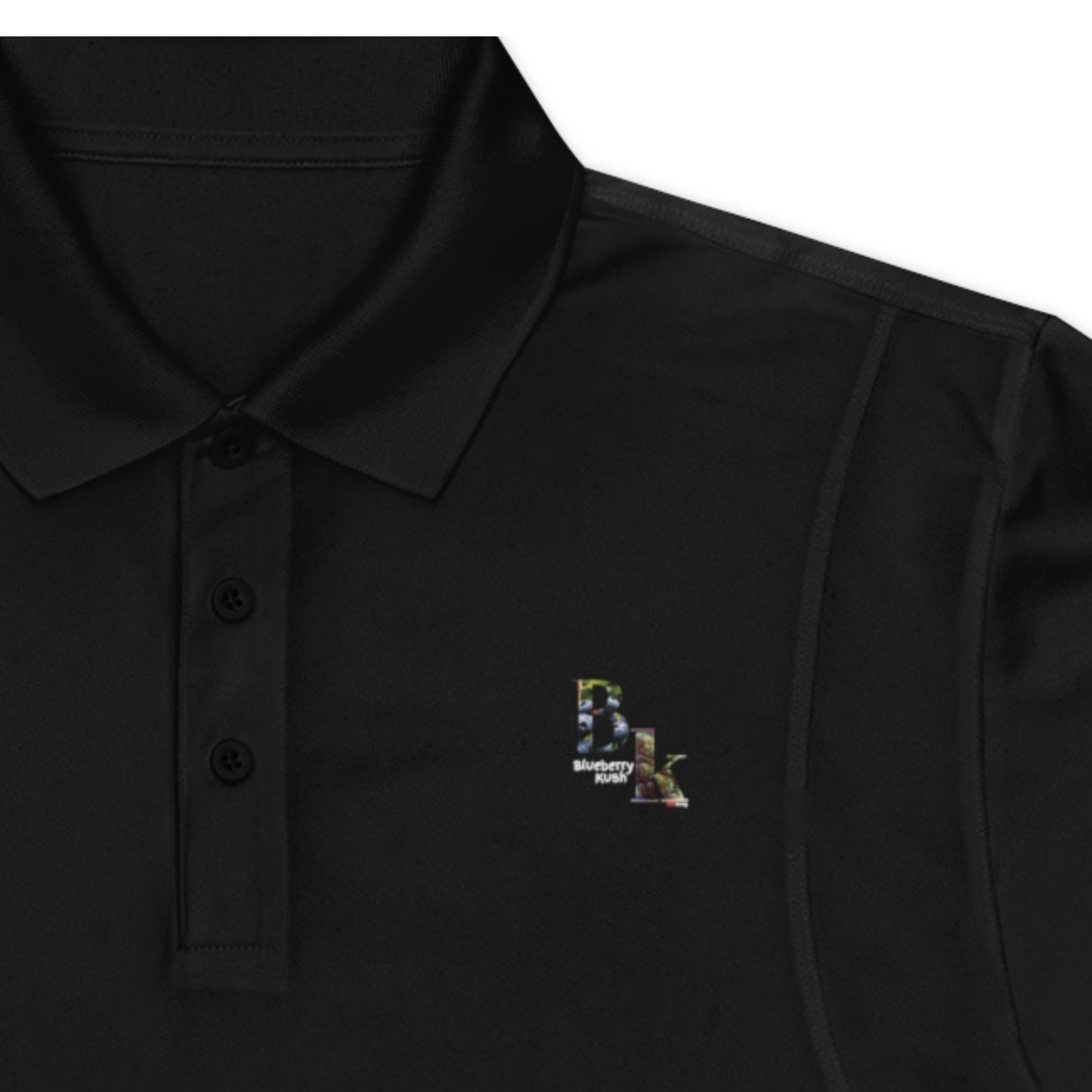 Incog Polo featuring the Blueberry  Kush strain