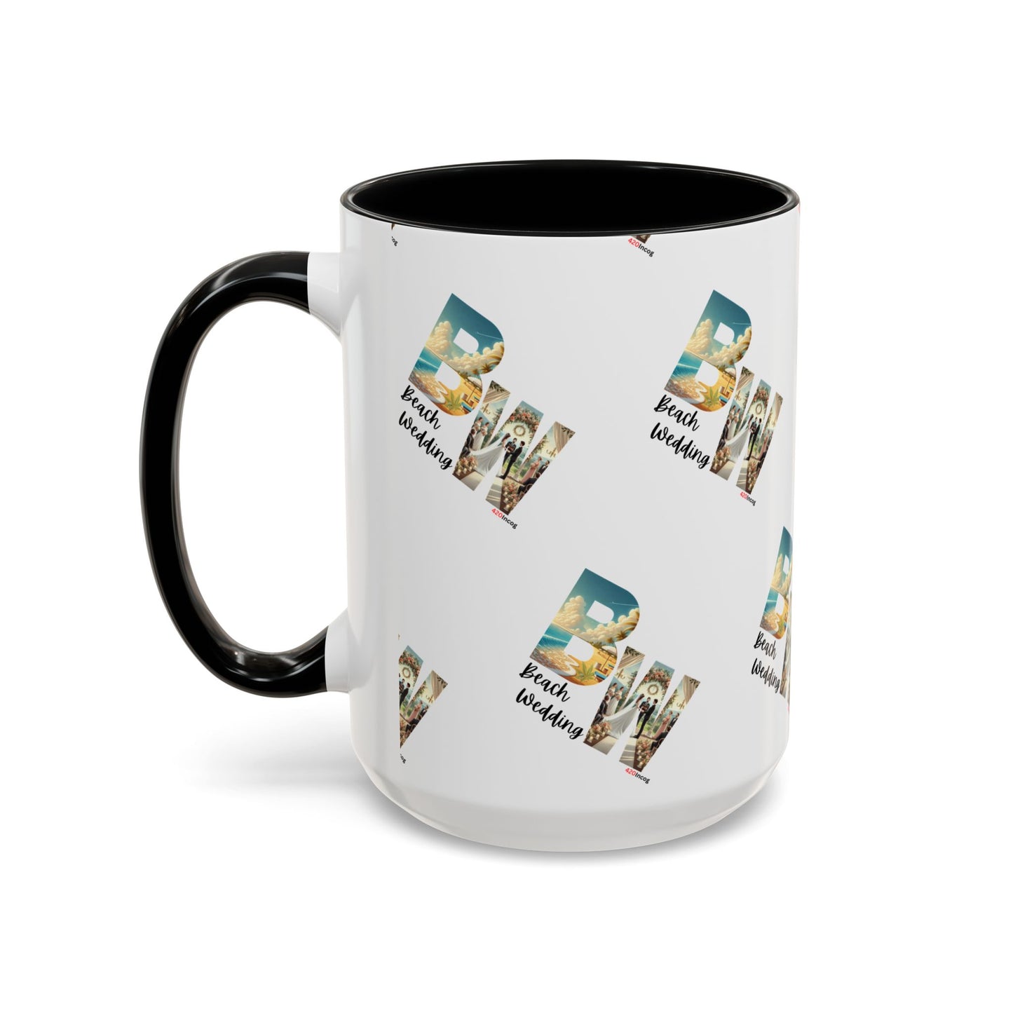 420Incog Big 'Ol Coffee Mug featuring the Beach Wedding strain