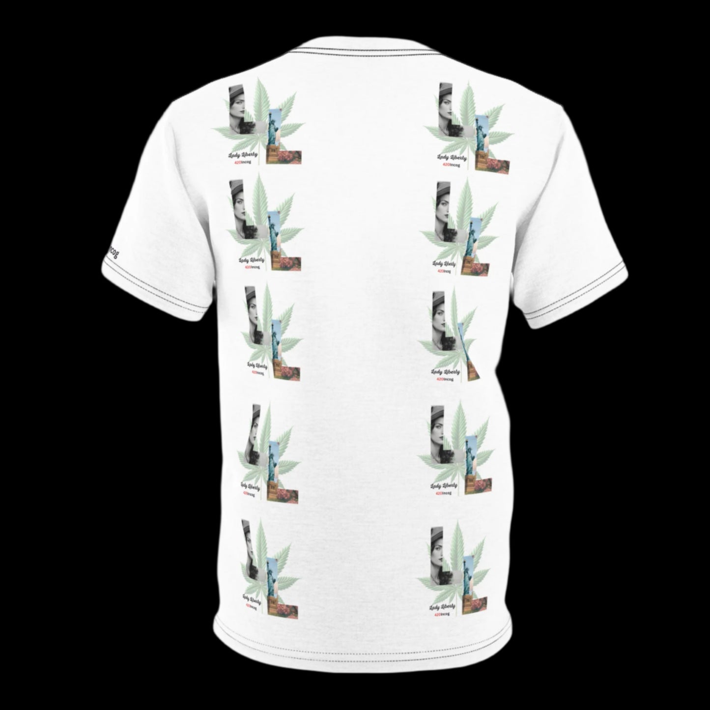 Iconic Bold Street Tee featuring the Lady Liberty strain