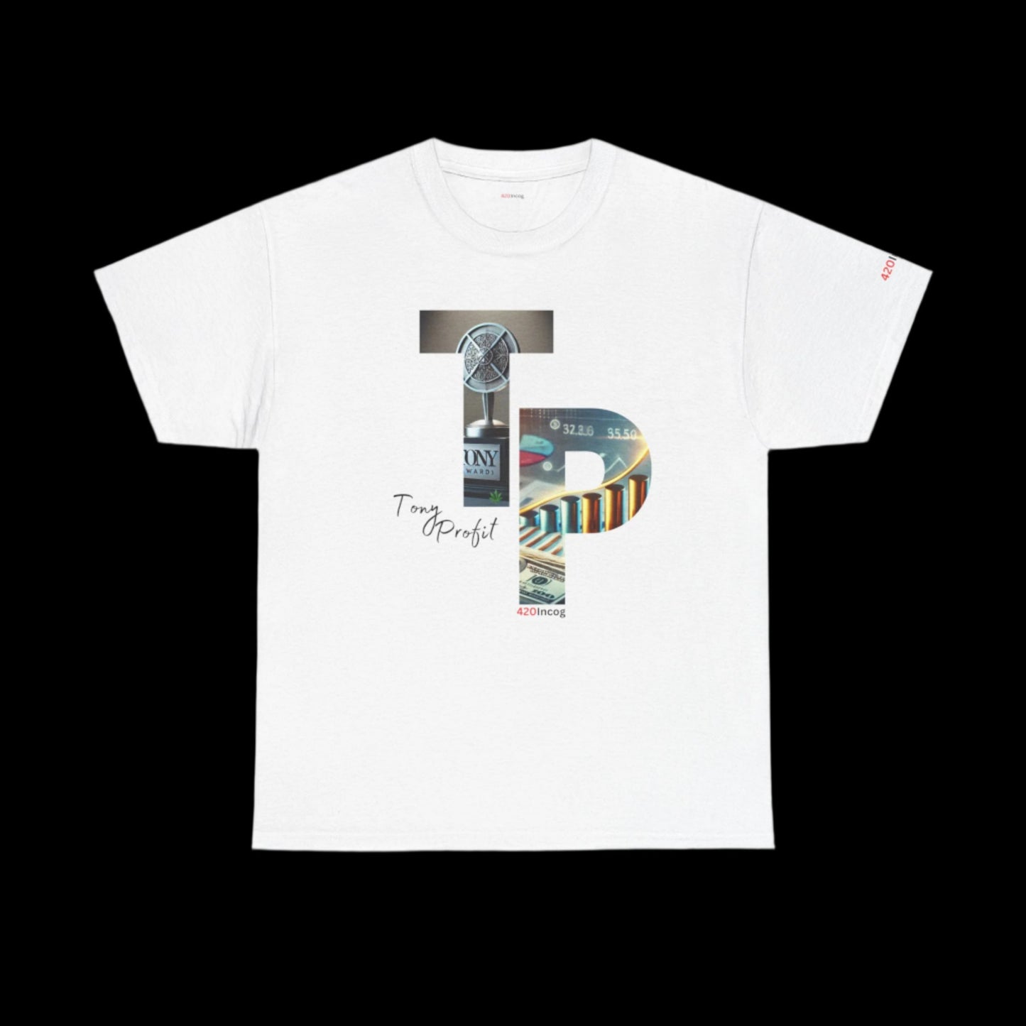 Incog Graphic Tee featuring the Tony Profit strain