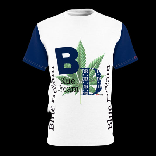 Iconic Bold Street Tee featuring the Blue Dream v1.0 strain