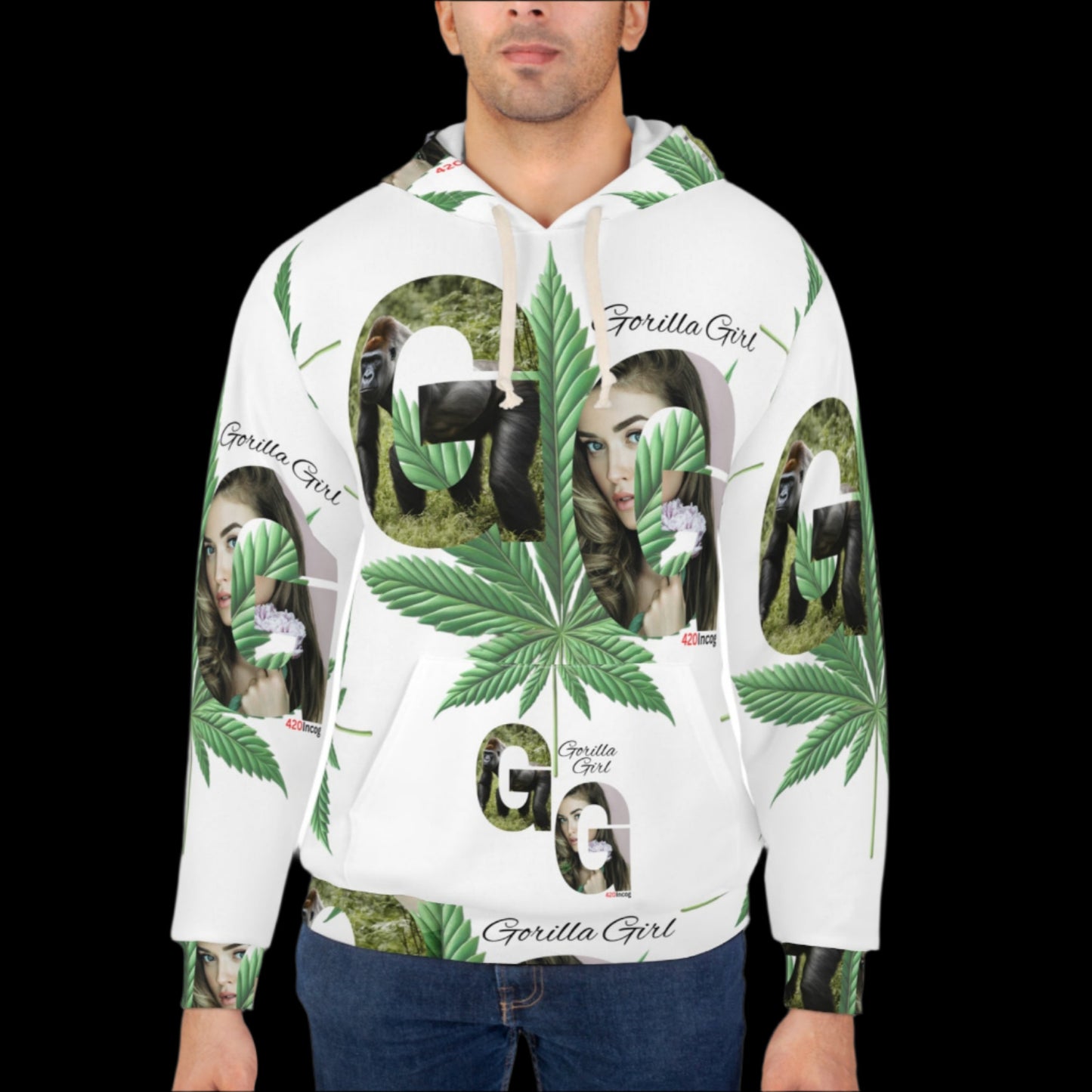 420 Signature Hoodie featuring the Gorilla Girl strain