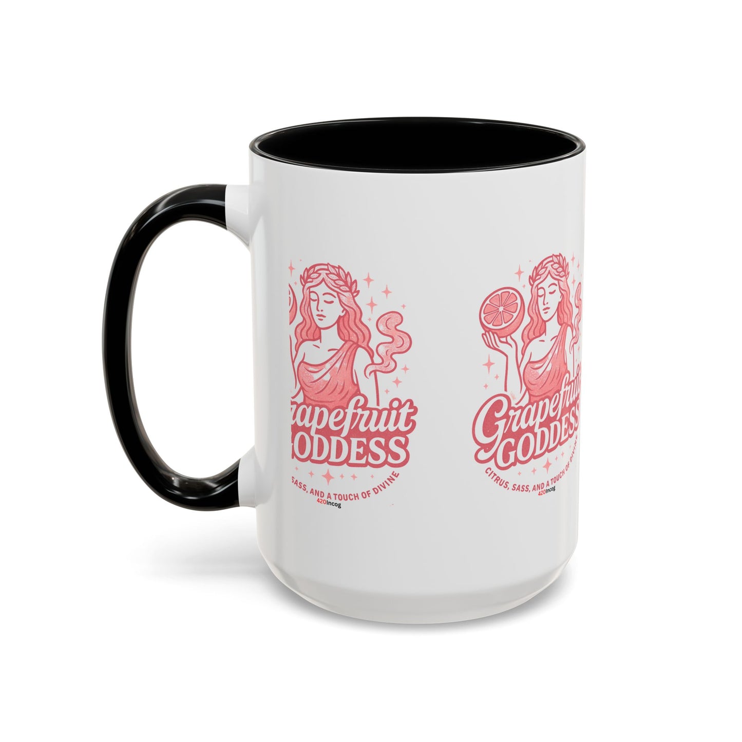 420Incog Big 'Ol Coffee Mug featuring the Grapefruit Goddess strain