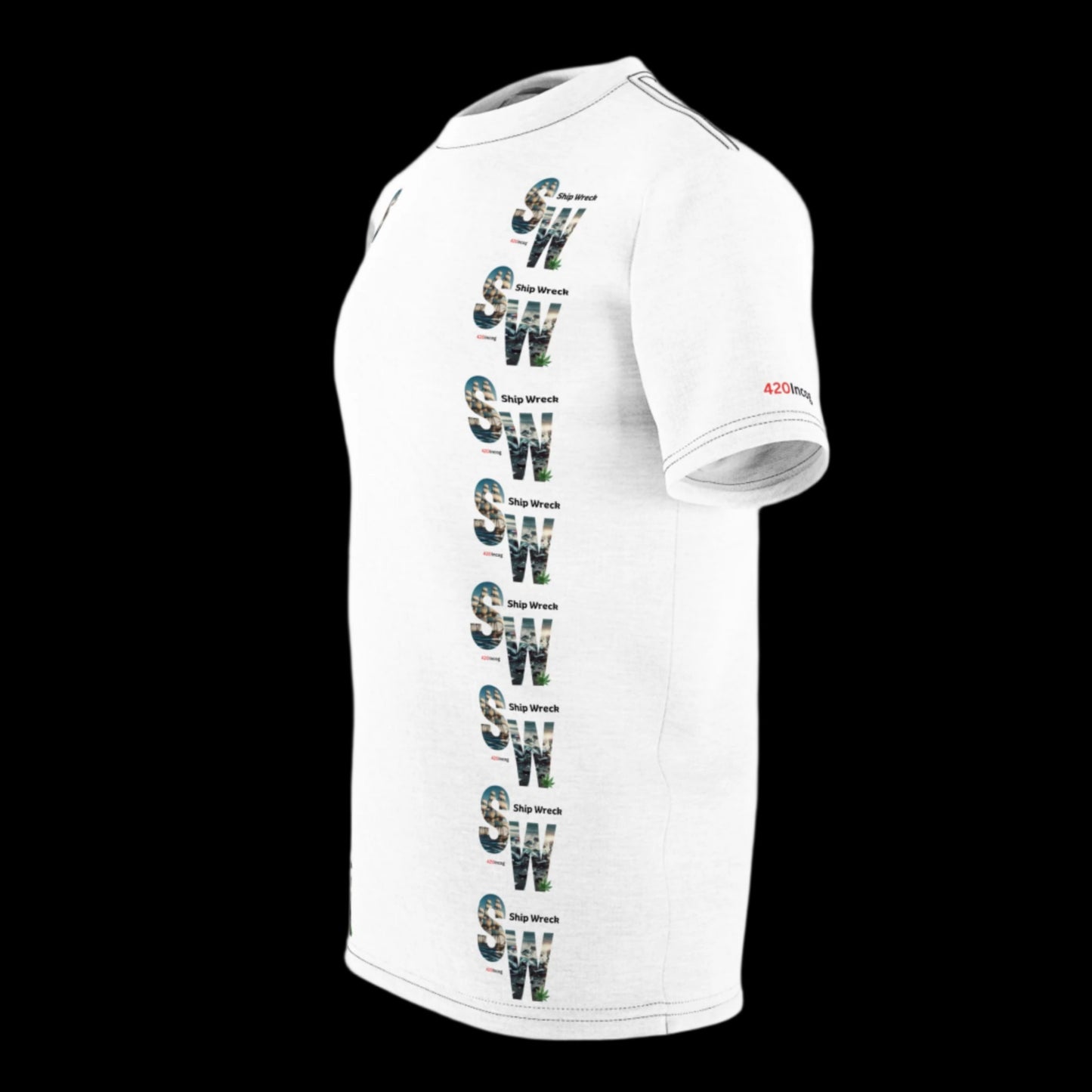 Incog Bold Street Tee featuring the Shipwreck strain v1.0