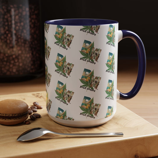 420Incog Big 'Ol Coffee Mug featuring the Beach Wedding strain