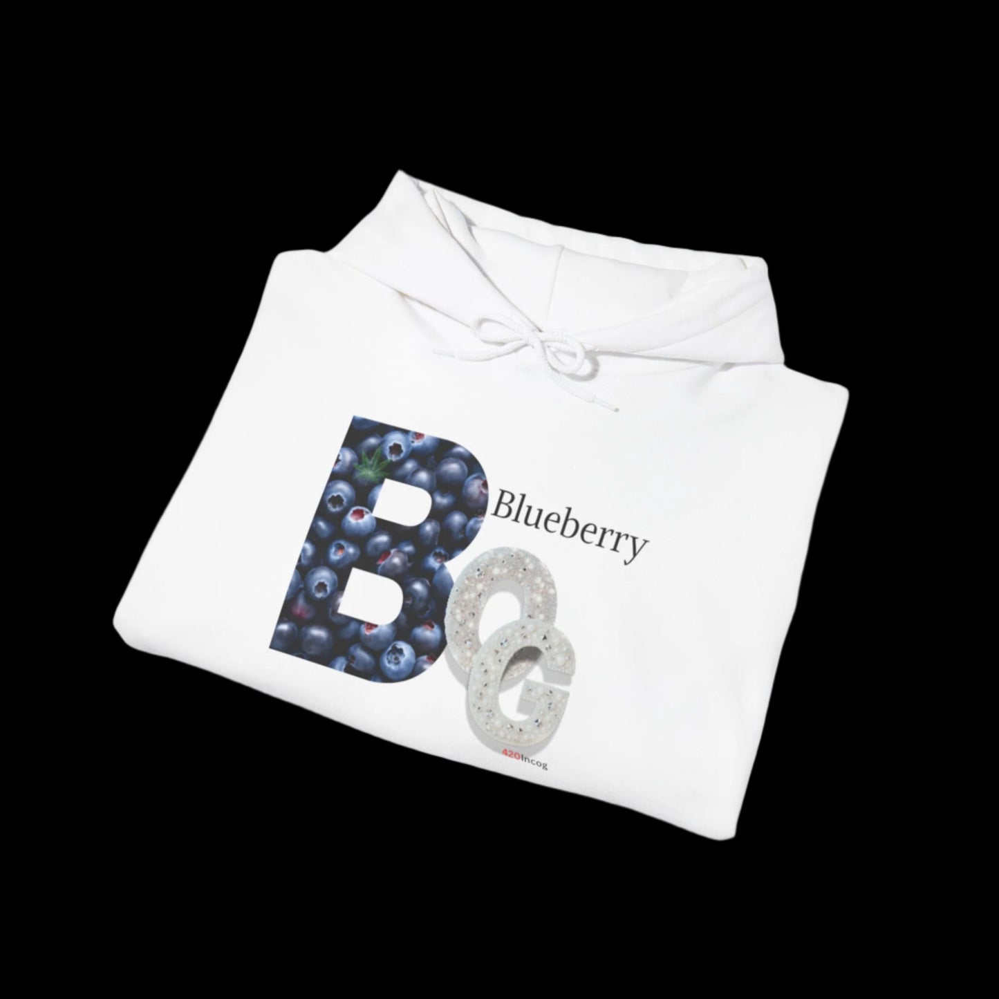 Incog Graphic Sweatshirt featuring the Blueberry OG v1.0 strain