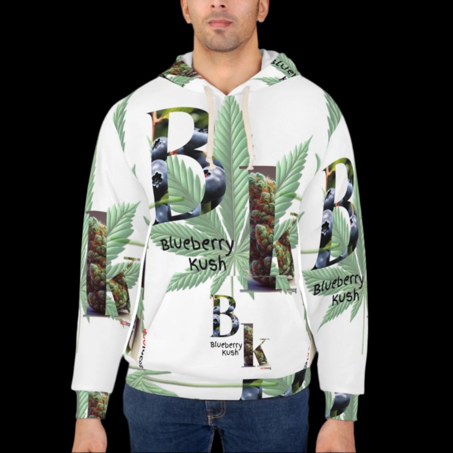 420 Signature Hoodie featuring the Blueberry Kush strain