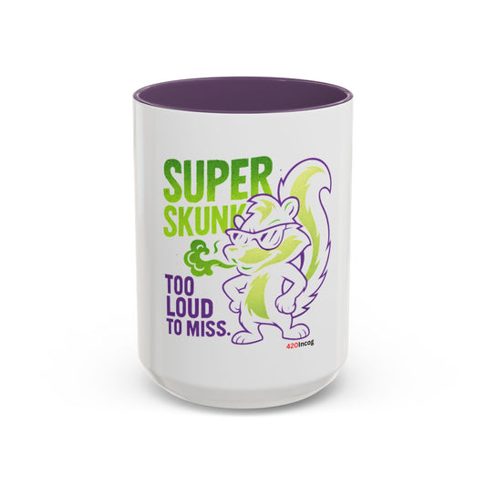420Incog Big 'Ol Coffee Mug featuring the Super Skunk strain
