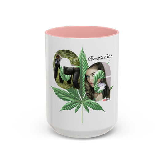420Incog Big 'Ol Coffee Mug featuring the Gorilla Girl strain